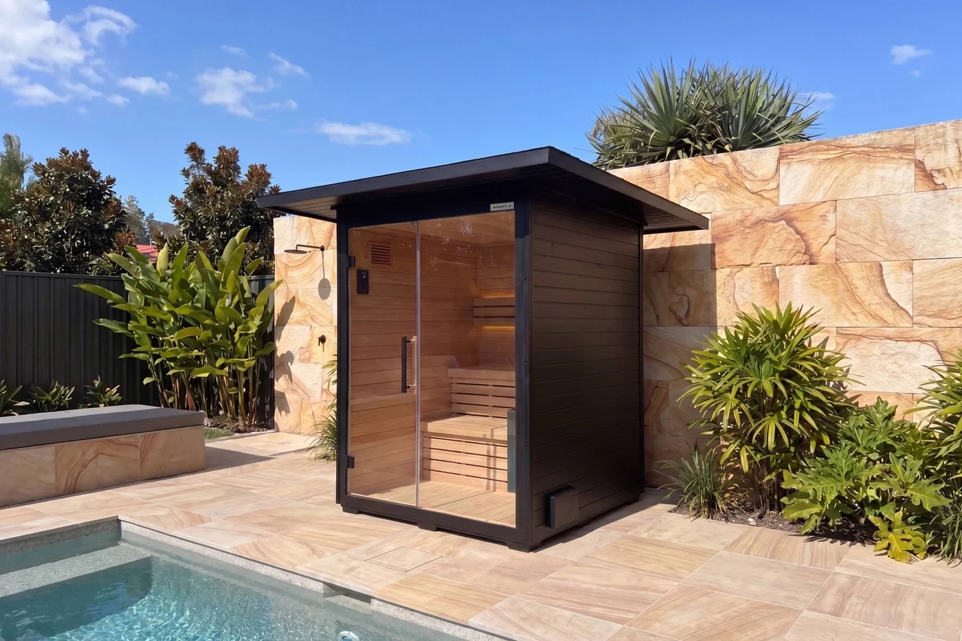 Sauna delivery and installation service